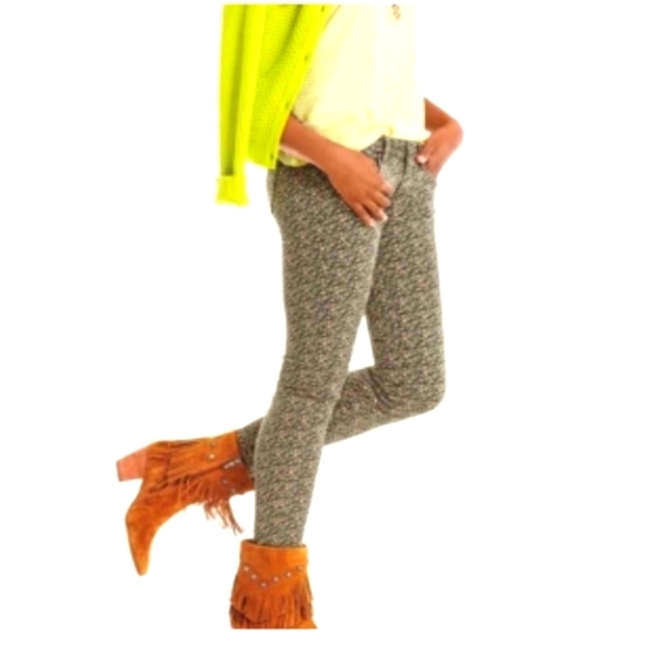 Cabi Ditzy Floral‎ High Waist Stretch Skinny Jeans - Picture 1 of 13